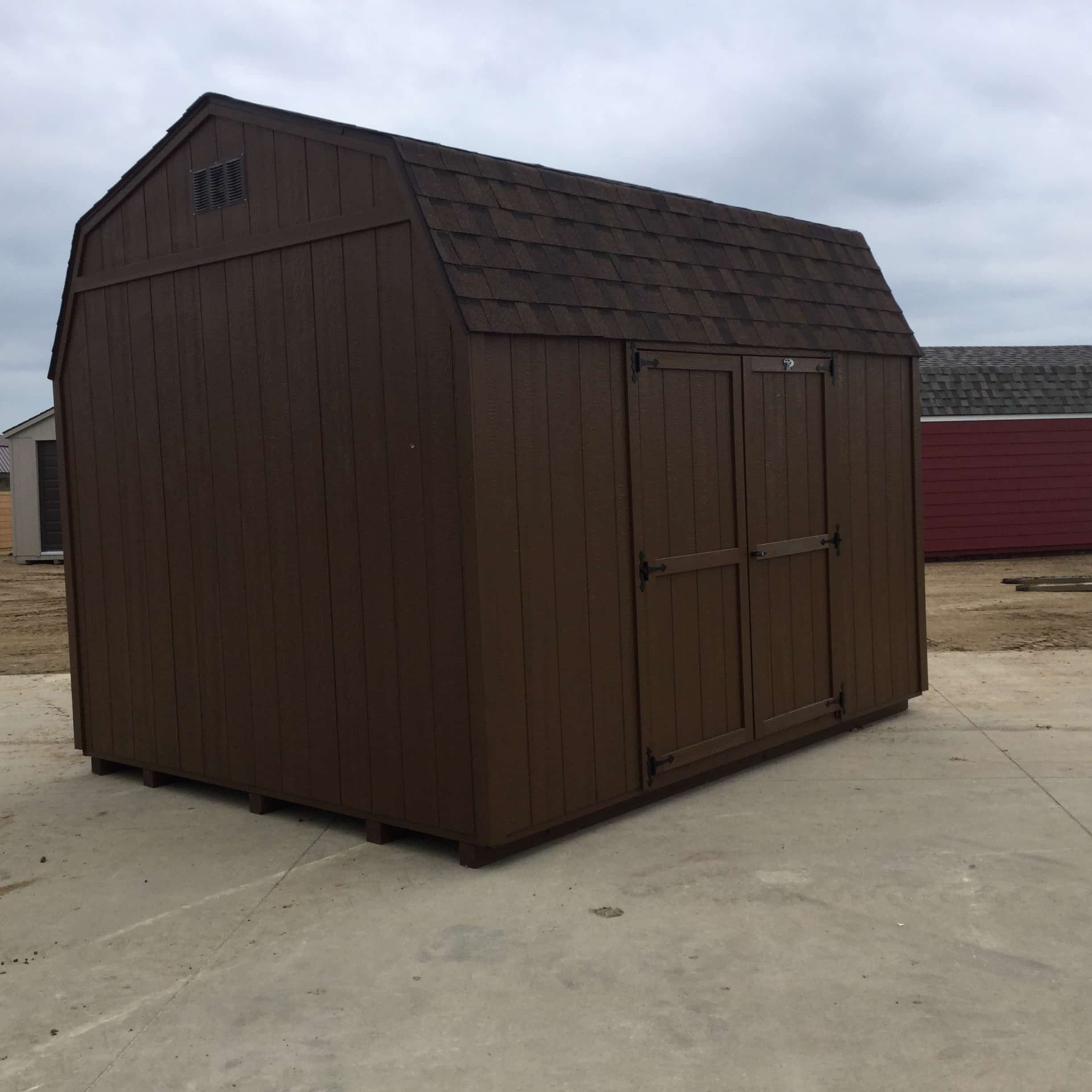 10x12 Economy Barn Style Wood Shed