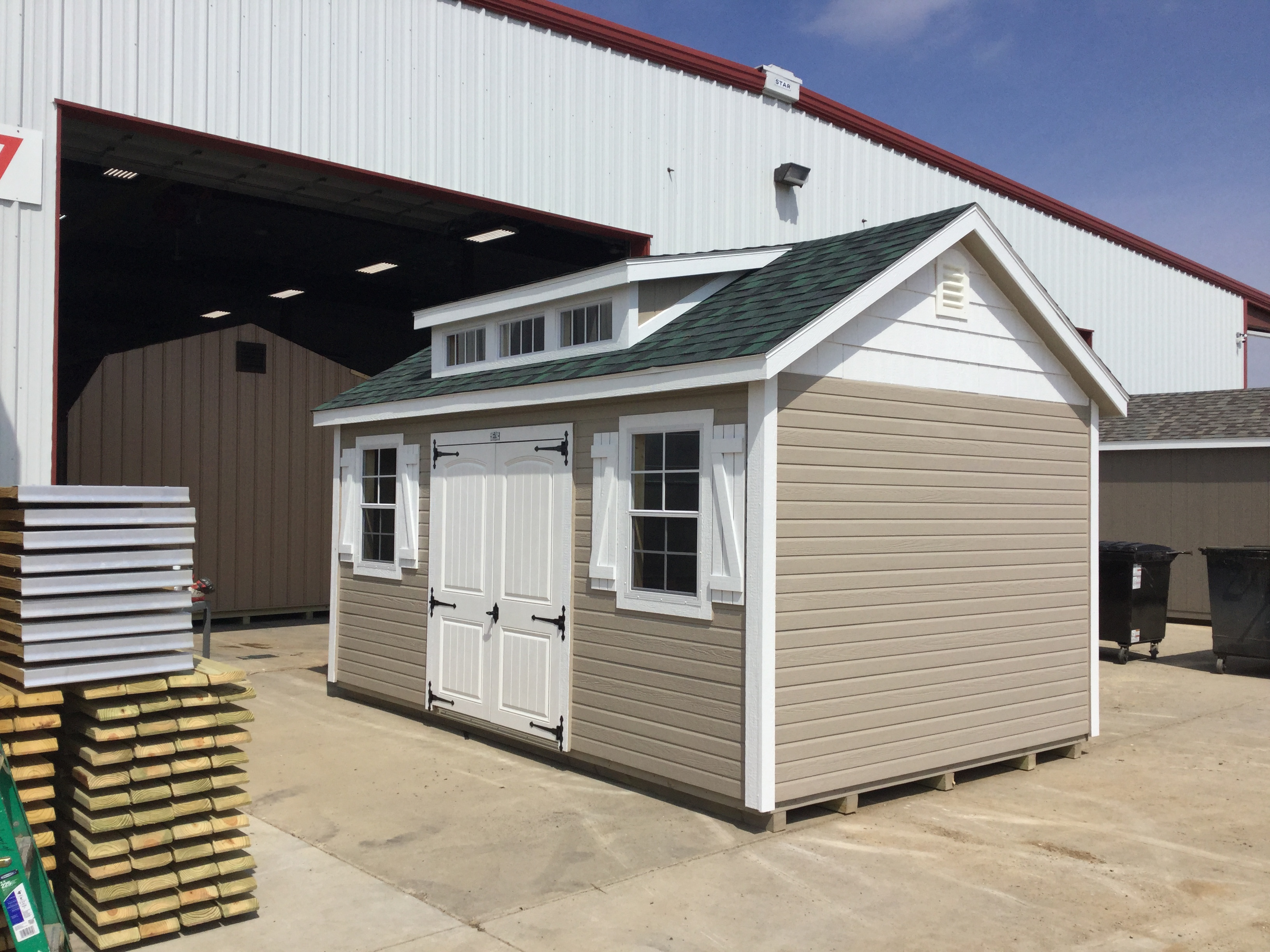 10x16 Classic Style Wood Shed For Sale #25268 Northland 