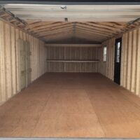 IMG_8771 14'x32' Ranch Gable Wood Panel Garage