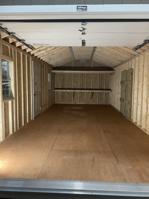 12'x28' Ranch Gable Wood Panel Garage