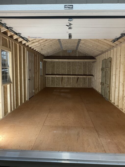 12'x28' Ranch Gable Wood Panel Garage