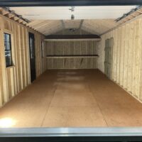 12'x28' Ranch Gable Wood Panel Garage