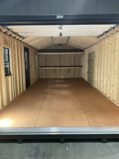 12'x28' Ranch Gable Wood Panel Garage
