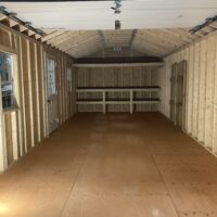 12'x28' Ranch Gable Wood Panel Garage