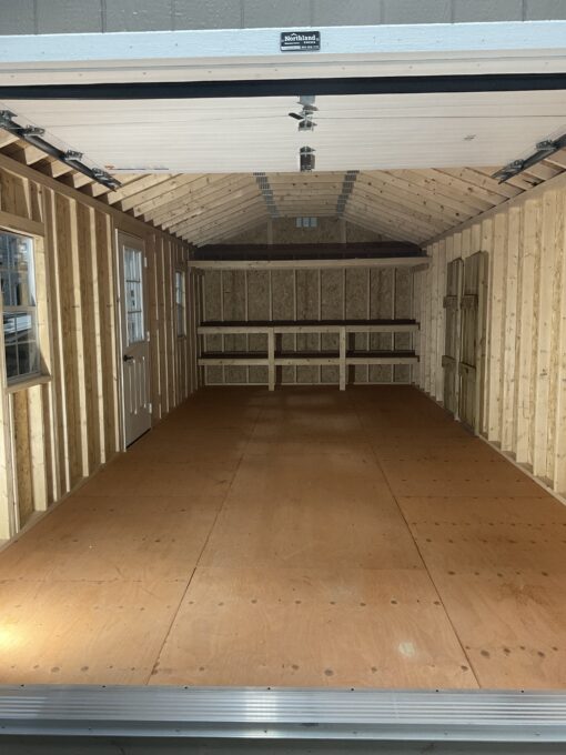 12'x28' Ranch Gable Wood Panel Garage