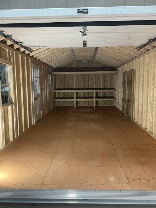 12'x28' Ranch Gable Wood Panel Garage