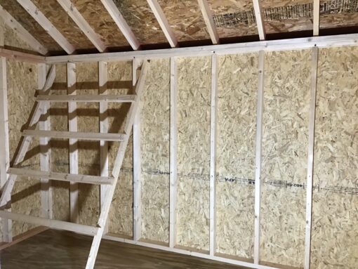 10'x12' Quaker Gable Wood Panel Chicken Coop