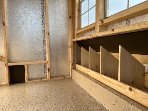 6'x12' Studio Chicken Coop Combo