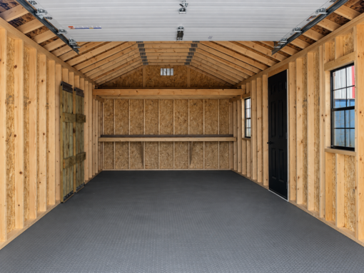 12'x24' Ranch Gable Wood Panel Garage