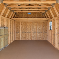 12'x20' Economy High Barn Wood Shed