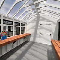 10'x24' Greenhouse - Shed Combo