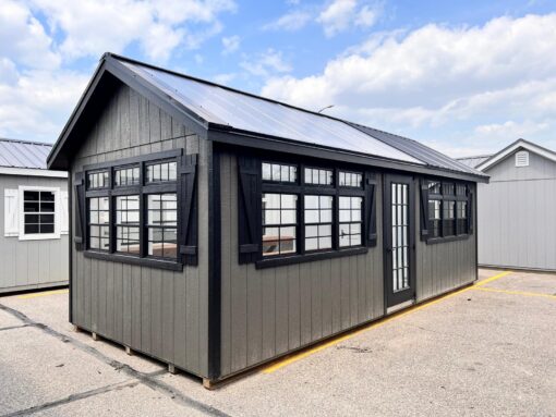 10'x24' Greenhouse - Shed Combo