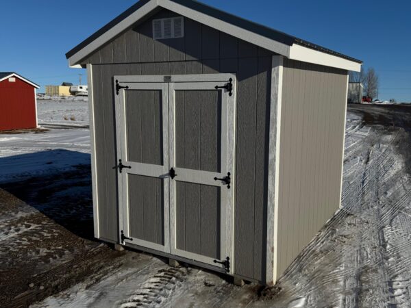 8'x10' Ranch Gable Wood Panel Shed - USED