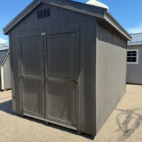 8'x12' Economy Ranch Gable Wood Shed-USED-LIKE NEW!