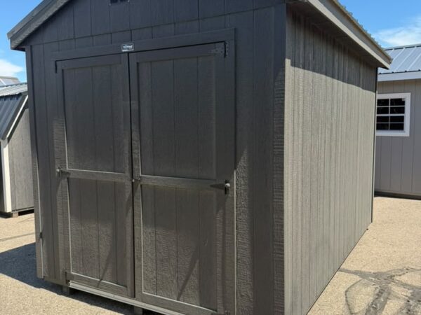 8'x12' Economy Ranch Gable Wood Shed-USED-LIKE NEW!