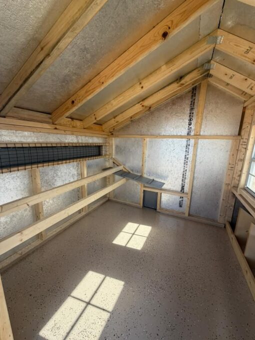 6'x12' Quaker Chicken Coop Combo