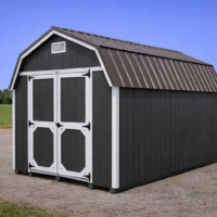10'x12' High Barn Wood Panel Shed