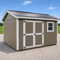 10'x12' Ranch Gable Wood Panel Shed