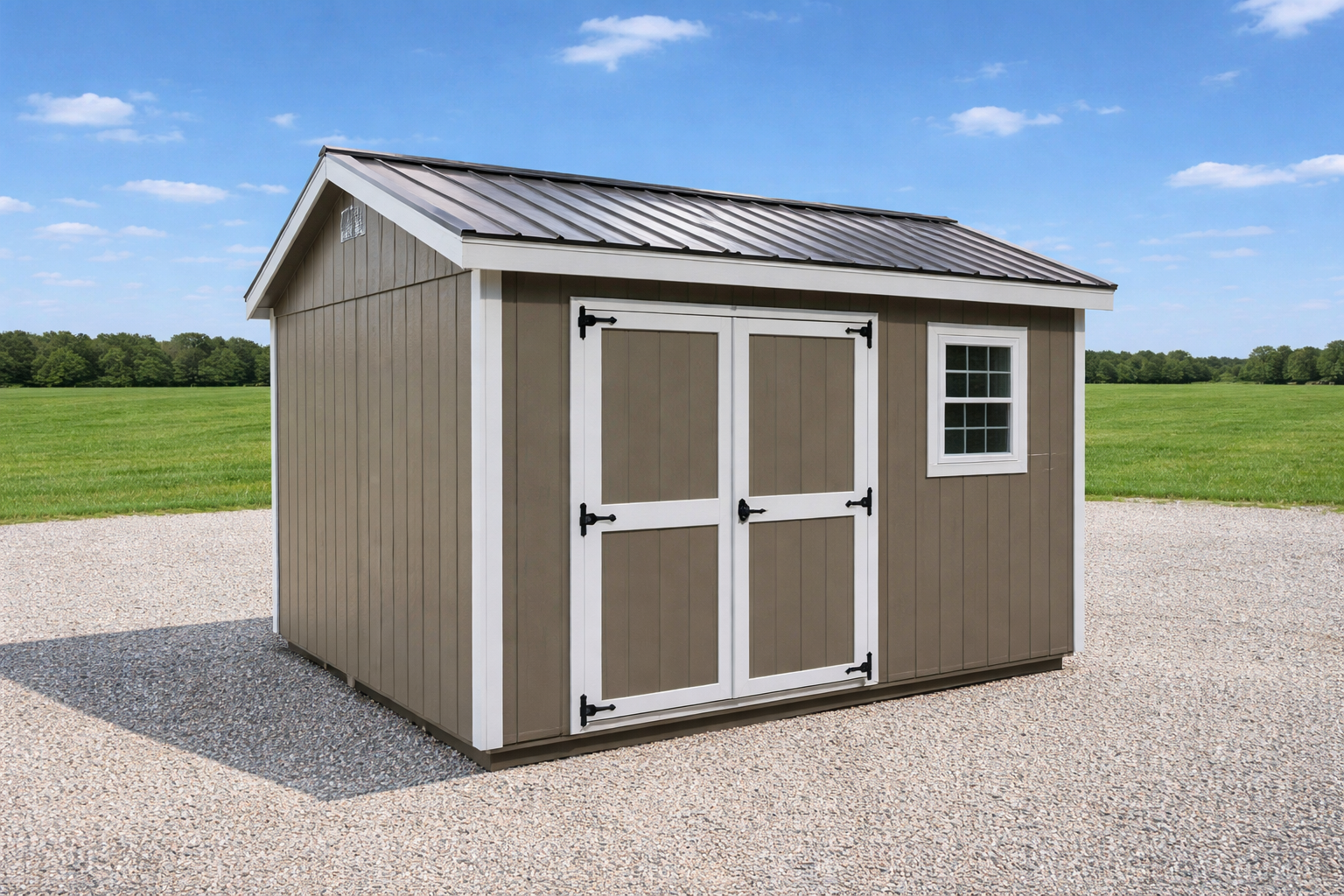 10'x12' Ranch Gable Wood Panel Shed For Sale| #61864 | Northland Sheds