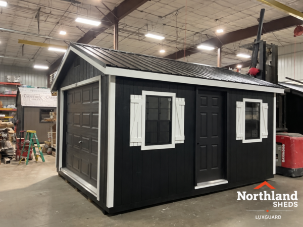 12'x16' Ranch Gable Wood Panel Garage