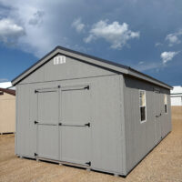 12'x24' Economy Ranch Gable Wood Shed