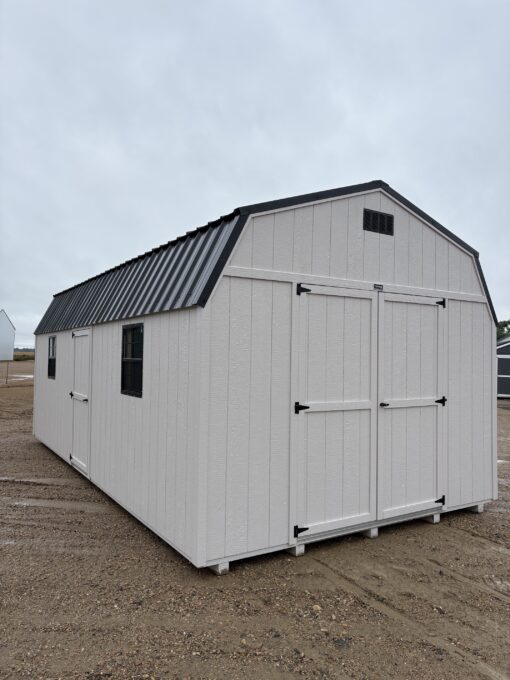 12'x24' Economy High Barn Wood Shed
