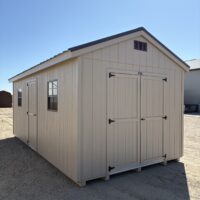 10'x20' Economy Ranch Gable Wood Shed