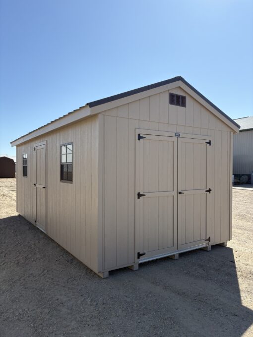 10'x20' Economy Ranch Gable Wood Shed
