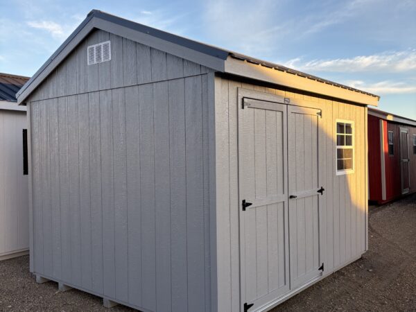 10'x12' Economy
  Ranch Wood Panel Shed