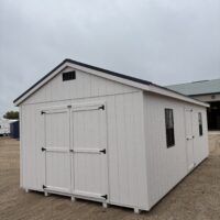 image0 12'x24' Economy Ranch Gable Wood Shed