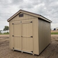 8'x12' Economy Ranch Style Wood Shed
