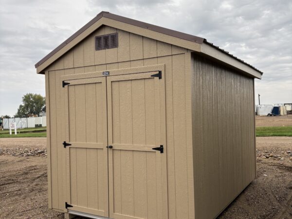 8'x12' Economy Ranch Style Wood Shed