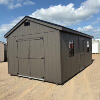 12'x20' Economy Ranch Gable Wood Shed