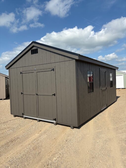 12'x20' Economy Ranch Gable Wood Shed