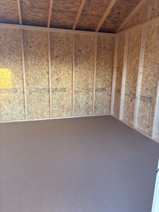 12'x16' Economy Ranch Gable Wood Shed