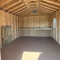 12'x20' Economy Ranch Gable Wood Shed
