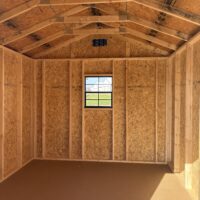 10'X12' Economy Ranch Gable Wood Shed