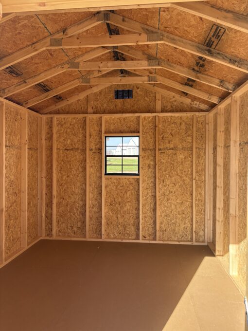 10'X12' Economy Ranch Gable Wood Shed