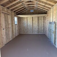 10'x20' Economy Ranch Gable Wood Shed