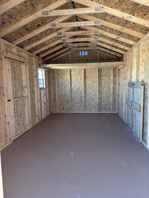 10'x20' Economy Ranch Gable Wood Shed