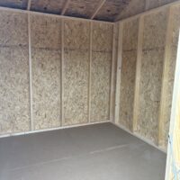 10'x12' Economy Ranch Gable Wood Shed