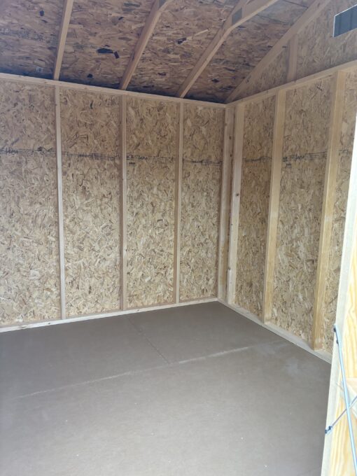 10'x12' Economy Ranch Gable Wood Shed