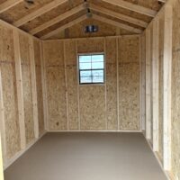 8'x12' Economy Ranch Style Wood Shed