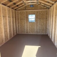 10'x16' Economy Ranch Gable Wood Shed