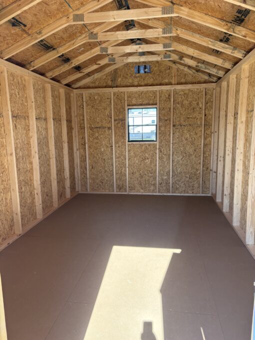 10'x16' Economy Ranch Gable Wood Shed