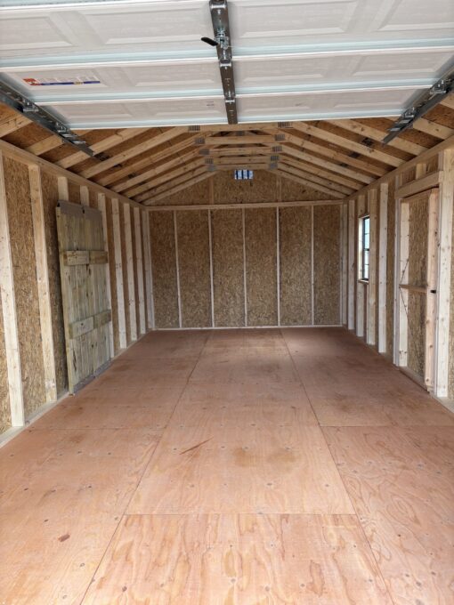 12'x24' Economy Ranch Wood Panel Garage
