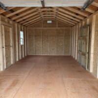 image1 12'x24' Economy Ranch Wood Panel Garage