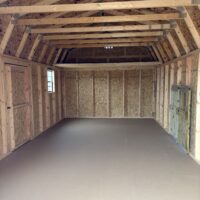 12'x24' Economy High Barn Wood Shed