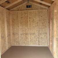 8'x10' Economy Ranch Gable Wood Shed
