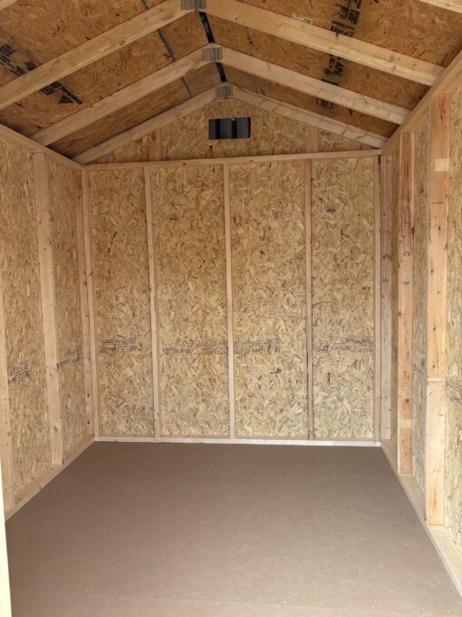 8'x10' Economy Ranch Gable Wood Shed